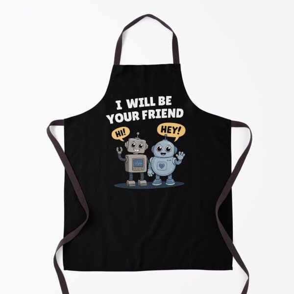 Item preview, AI Robot Friends Anti-Ai Humor  designed and sold by SchlossInspire.