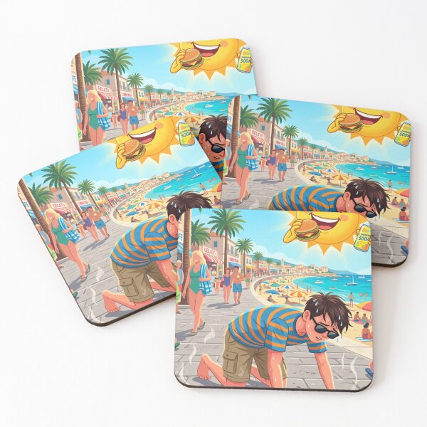 Item preview, The heat was intense on the beach. designed and sold by Whose-sweat.