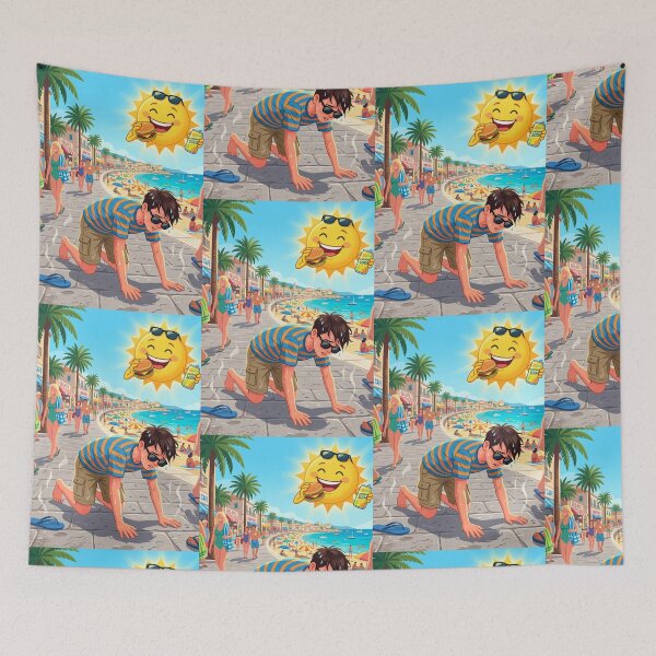 Item preview, The heat was intense on the beach. designed and sold by Whose-sweat.