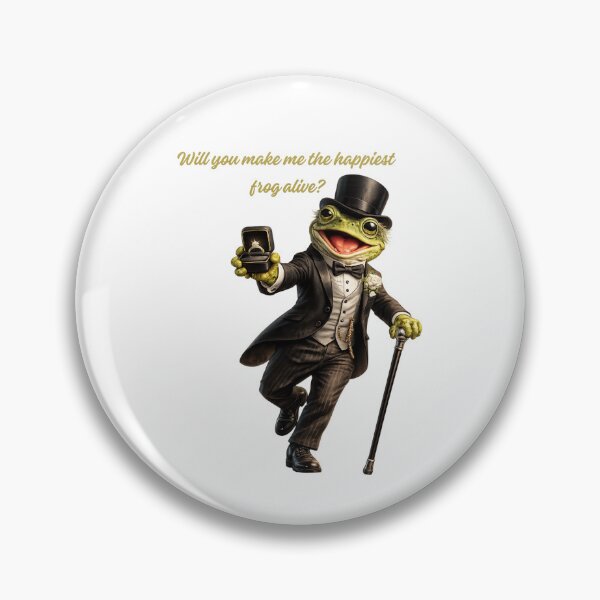 Item preview, Gentleman Frog Proposal designed and sold by syndia2209.