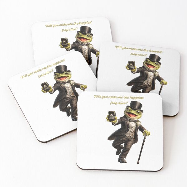 Item preview, Gentleman Frog Proposal designed and sold by syndia2209.