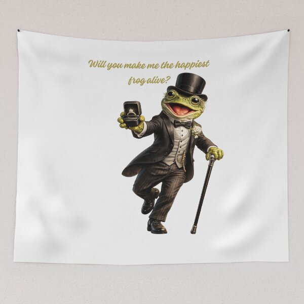 Item preview, Gentleman Frog Proposal designed and sold by syndia2209.