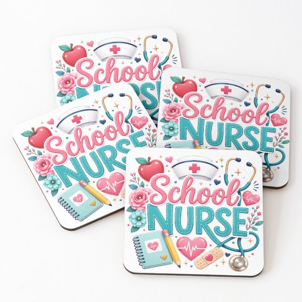 Item preview, School Nurse Floral Design designed and sold by Partoon-dp.