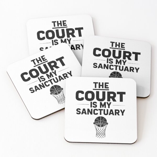 Item preview, The Court Is My Sanctuary - Basketball Lifestyle Quote designed and sold by matan00010.