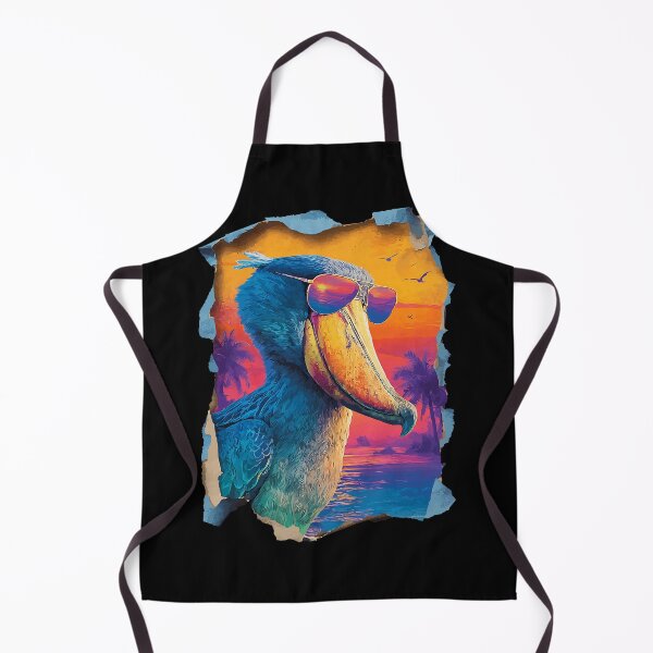 Item preview, Shoebill with Sunglasses Sunset Beach Tropical Animal Summer designed and sold by Littermin.
