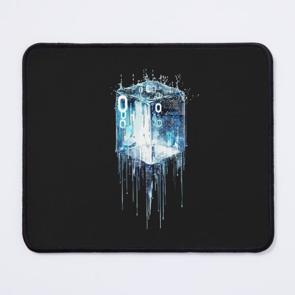 Item preview, Melting Ice Cube Glitch - Cyberpunk Summer Tech designed and sold by BoxofMoments.