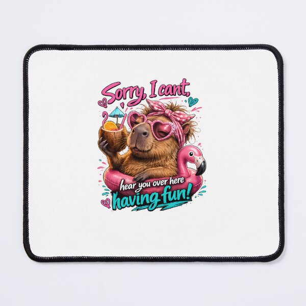 Item preview, Sorry I Can’t Hear You Over Here Having Fun | Funny Sarcastic Party design designed and sold by GGAUL.