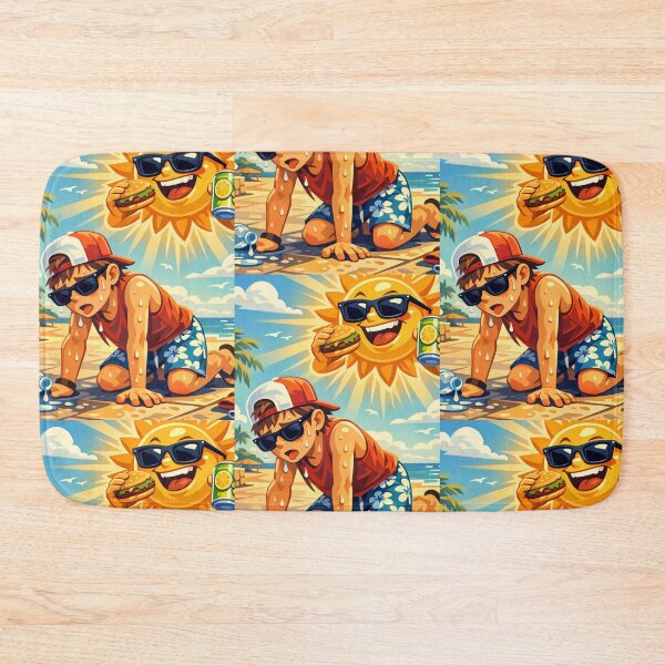 Item preview, The heat was intense on the beach. designed and sold by Whose-sweat.