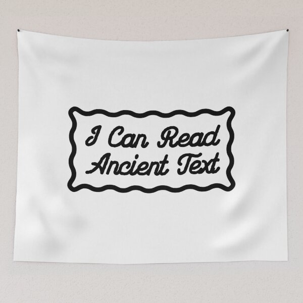 Item preview, Handwriting I Can Read Ancient Text Funny Cursive Writing designed and sold by Dondonmart.