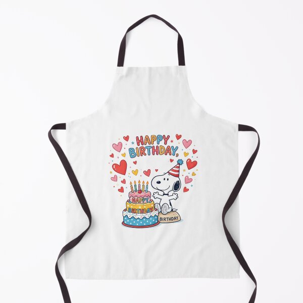 Item preview,  Happy birthday , adorable cute snoopy  with birthday cake designed and sold by nicnacc.