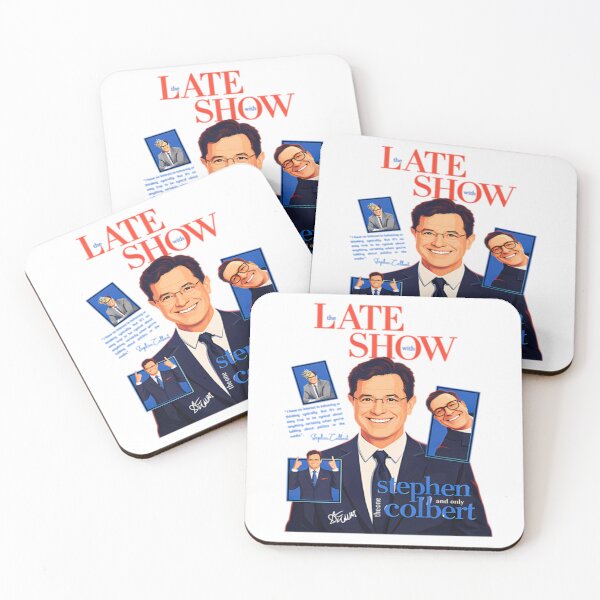 Item preview, Stephen Colbert Late Show Vintage TV Host Tribute Graphic designed and sold by MaureenHickle.