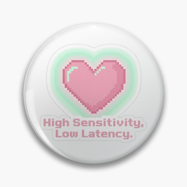 Item preview, High Sensitivity Pixel Heart designed and sold by arkaicreative.