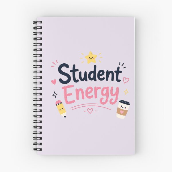 Item preview, Cute Student Energy Aesthetic Design | Kawaii Study Motivation Quote Sticker designed and sold by Sanika arts .