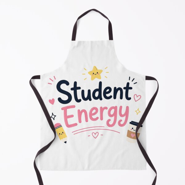 Item preview, Cute Student Energy Aesthetic Design | Kawaii Study Motivation Quote Sticker designed and sold by Sanika arts .