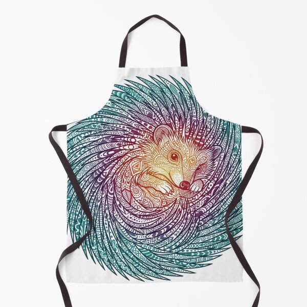 Item preview, Colorful Ornamental Hedgehog Art Design designed and sold by TurkiStudio.