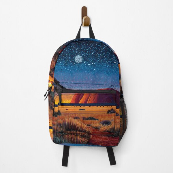 Item preview, Aboriginal Inspired Dot Art - Midnight Uluru Ayers Rock designed and sold by GrinGalore.