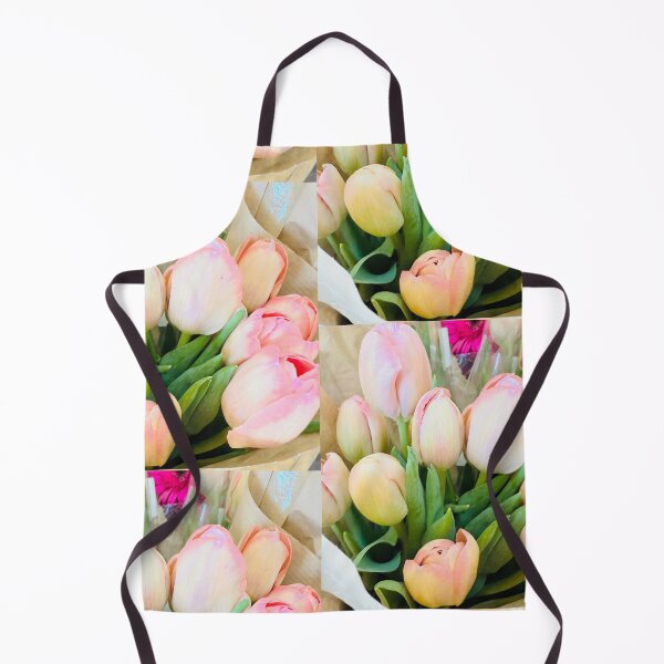 Item preview, Soft Pastel Pink and Cream Spring Tulips designed and sold by BalkanBloom.