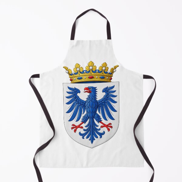 Item preview, Blue Eagle Heraldic Coat of Arms with Ducal Crown – Classic Medieval Shield designed and sold by MCre8ive.