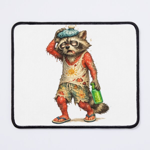 Item preview, Sunburnt Zombie Raccoon designed and sold by ByAnad.