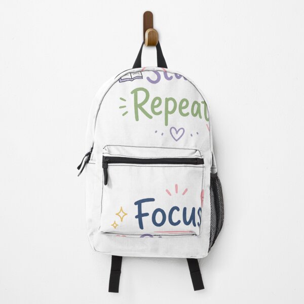 Item preview, Focus Study Repeat Cute Study Motivation Design | Kawaii Student Aesthetic Quote Sticker designed and sold by Sanika arts .