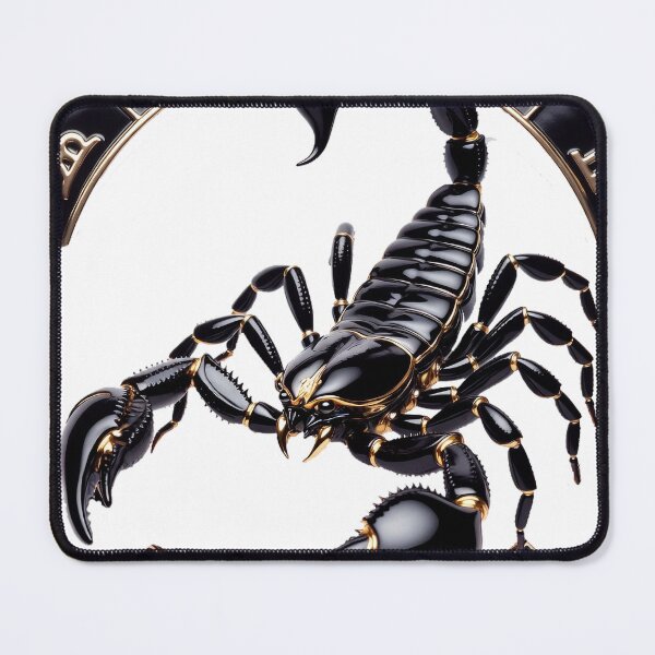 Item preview, Black Gold Scorpio Zodiac Sign Metallic ArtBlack Gold Scorpio designed and sold by Bluesax.