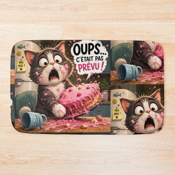 Item preview, Clumsy cat designed and sold by Art70shop.
