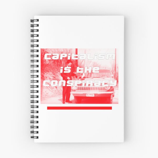 Item preview, Capitalism is the Conspiracy: The Auto - white type designed and sold by Capitalismisthe.