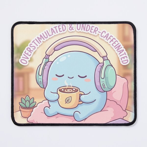 Item preview, Overstimulated and Cozy designed and sold by arkaicreative.