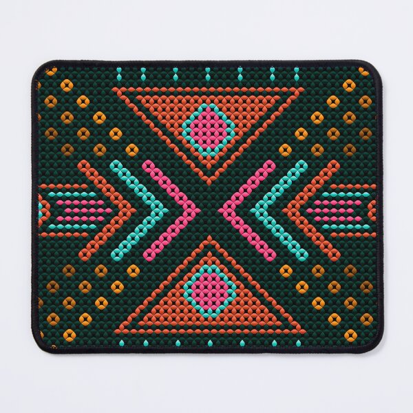Item preview,  Native American Beaded Pattern - Tribal Geometric Mosaic Design designed and sold by Ihor Ivanov.