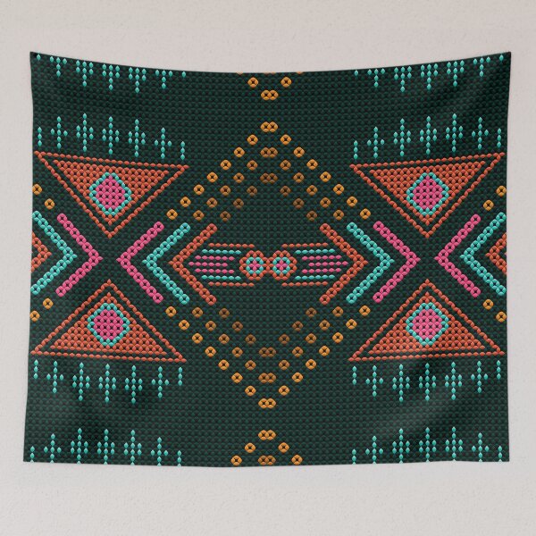 Item preview,  Native American Beaded Pattern - Tribal Geometric Mosaic Design designed and sold by Ihor Ivanov.