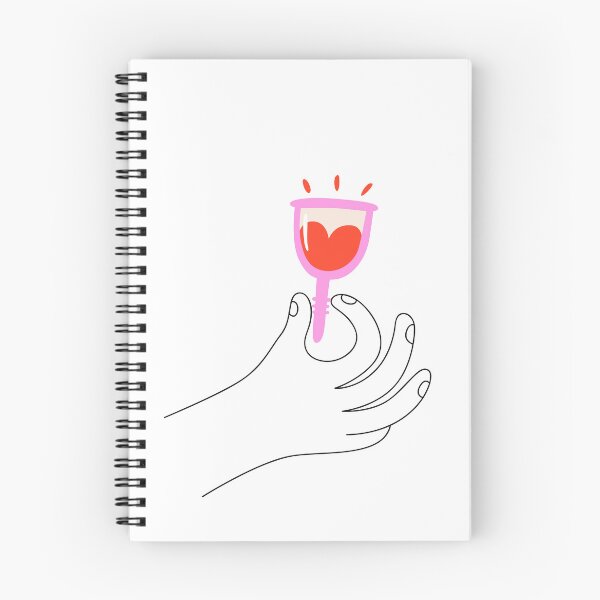 Item preview, Hand Holding a Pink Menstrual Cup Illustration designed and sold by the-myro.