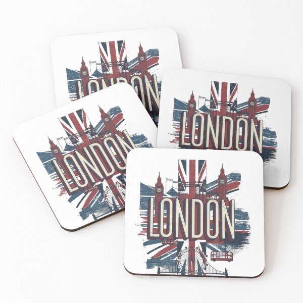 Item preview, London England Vintage Union Jack Travel Graphic designed and sold by PACS0011.