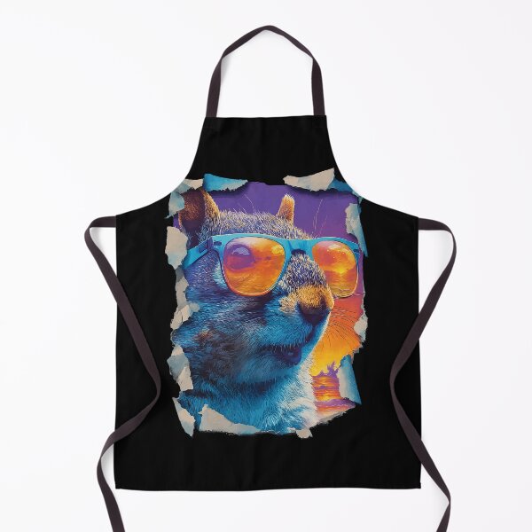 Item preview, Squirrel with Sunglasses Sunset Beach Tropical Animal Summer designed and sold by Littermin.