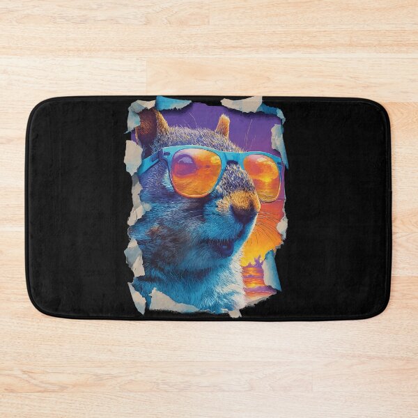 Item preview, Squirrel with Sunglasses Sunset Beach Tropical Animal Summer designed and sold by Littermin.
