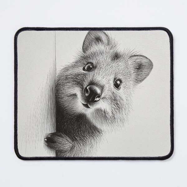 Item preview, Curious quokka Peeking designed and sold by lautir.