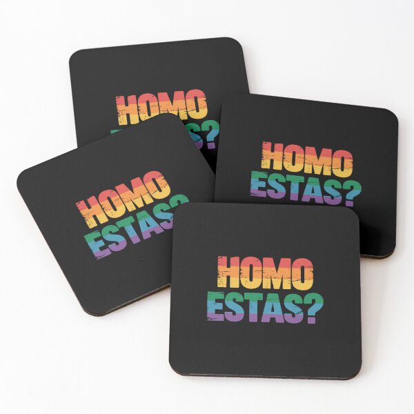Item preview, Homo Estas Spanish Mexican Gay Pride Ally LGBTQ Month designed and sold by SapfireStuArt.