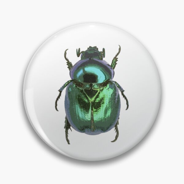 Item preview, green june beetle designed and sold by Kajzu.