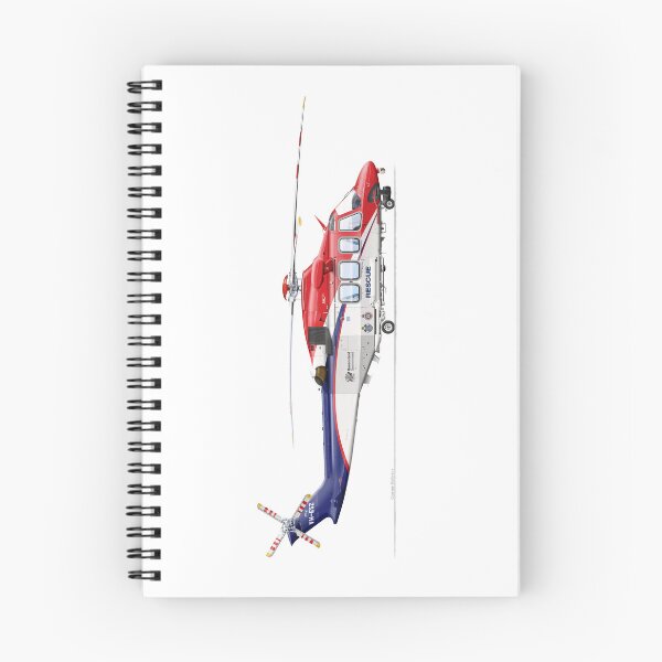 Item preview, AGUSTAWESTLAND AW139 VH-ESZ QLD SAR 2021  designed and sold by Grubby Fingers Aircraft Illustration.