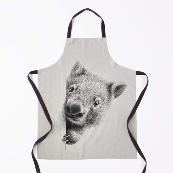 Item preview, Curious wombat Peeking designed and sold by lautir.