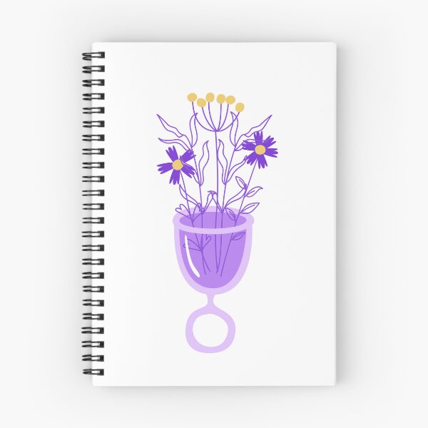 Item preview, Purple Menstrual Cup Used as Flower Vase designed and sold by the-myro.