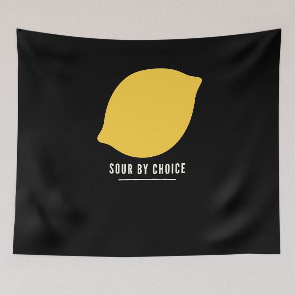 Item preview, Sour By Choice Sassy Lemon Fruit Pun designed and sold by Lyfeinsights.