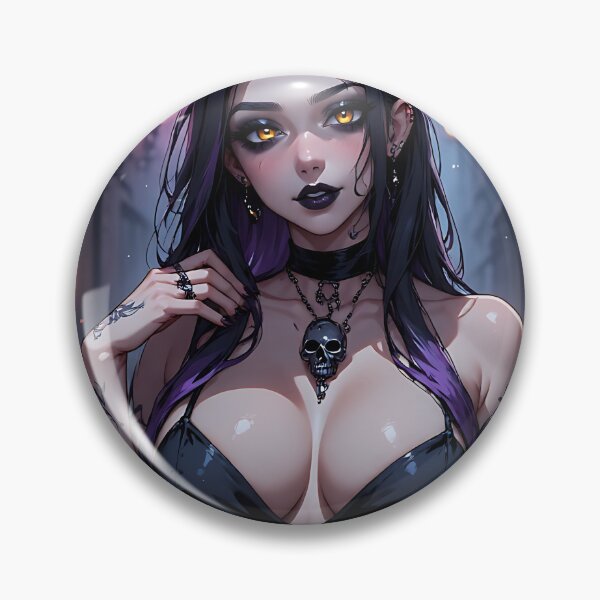 Item preview, Hot Halloween Anime Goth Girl Waifu 239 designed and sold by Your New Fixation.