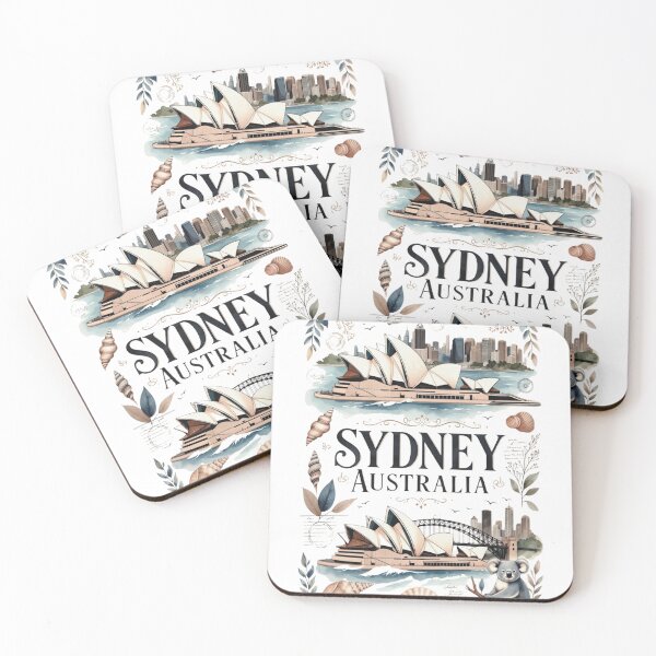 Item preview, Sydney Australia Vintage Botanical Opera House Graphic designed and sold by PACS0011.
