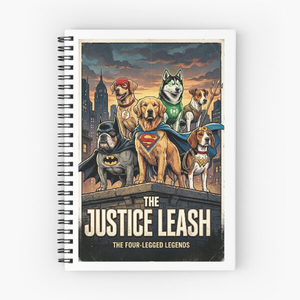 Item preview, The Justice Leash - Funny Dog Superhero Parody designed and sold by PupFiction26.