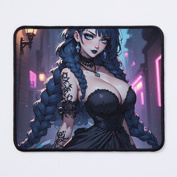 Item preview, Hot Halloween Anime Goth Girl Waifu 240 designed and sold by Your New Fixation.