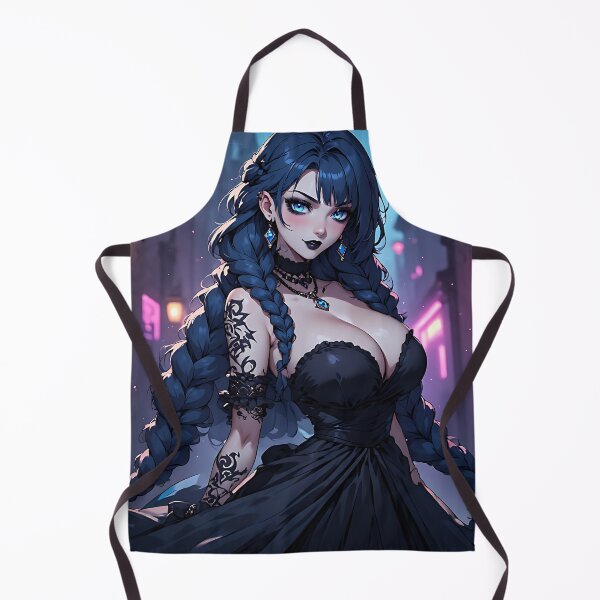 Item preview, Hot Halloween Anime Goth Girl Waifu 240 designed and sold by Your New Fixation.