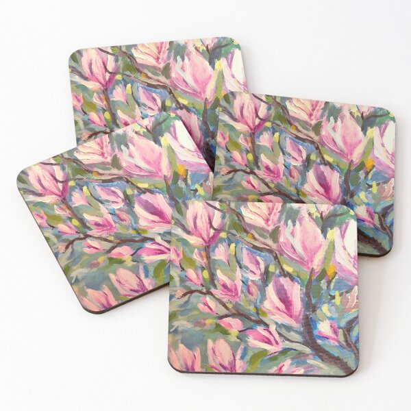 Item preview, Magnolia in Bloom — Impressionist Floral Painting designed and sold by Iail Ioa.