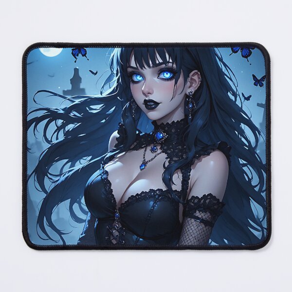 Item preview, Hot Halloween Anime Goth Girl Waifu 242 designed and sold by Your New Fixation.