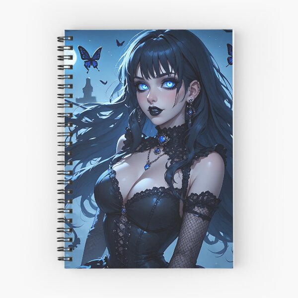 Item preview, Hot Halloween Anime Goth Girl Waifu 242 designed and sold by Your New Fixation.