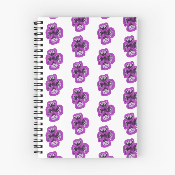 Item preview, Abstract Purple and Black Watercolor Flower Illustration designed and sold by BalkanBloom.
